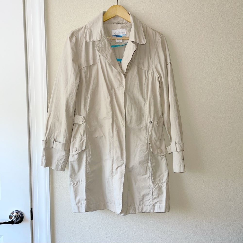 Columbia Trench Coat Style Jacket - Size M US